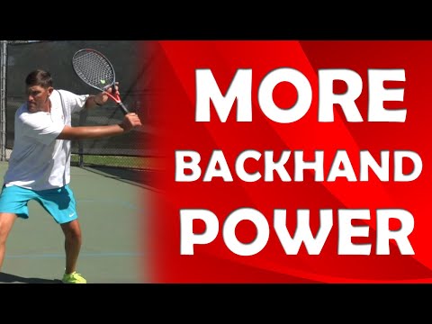 More One-Hand Backhand Power | POWER GENERATORS
