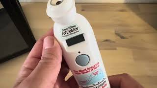 Exergen Smart Glow Thermometer - Stuck Battery Cover | How to Replace Battery