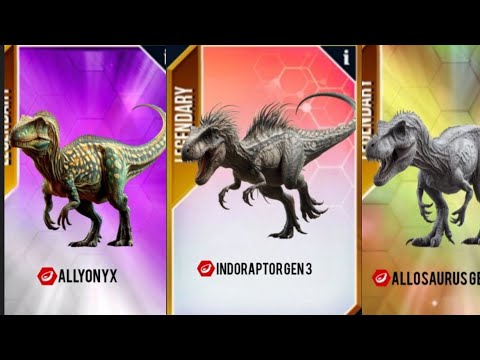 7 New latest Dinosaurus And hybrids Jurassic world The game Best Concepts are here!