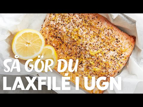 Laxfilé i ugn