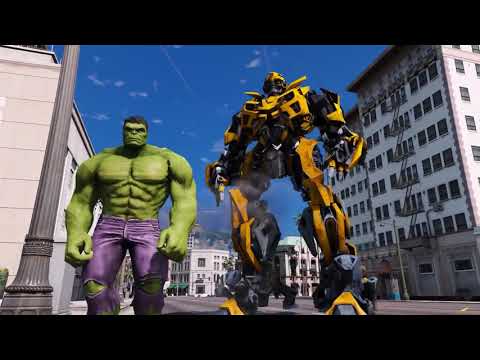 THE HULK VS BUMBLEBEE (Transformers) - EPIC BATTLE