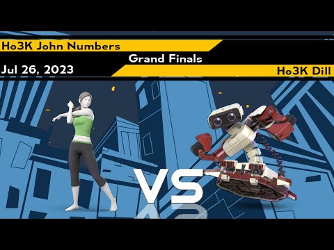 Xeno303 Grands - John Numbers (Wii Fit Trainer) vs Dill (ROB) - Smash Ultimate