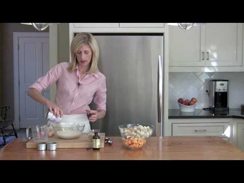 Bourbon Peach Bread Pudding