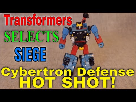 Transformers Selects WFC Siege Cybertron Defense Hot Shot - GotBot True Review NUMBER 603