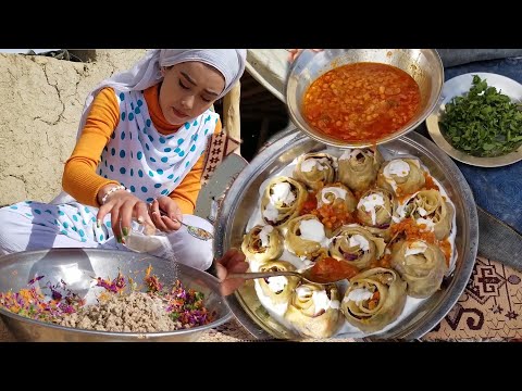 How to Make Afghani Dumplings Village Life Afghanistan Village Food @countrysidegirl