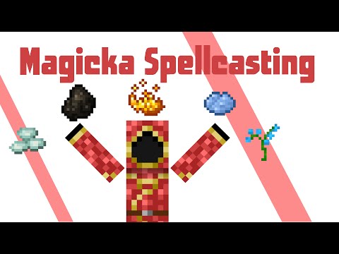 [1.8] Minecraft | Magicka Spellcasting System! Put On Your Robe and Wizard hat!