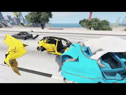 Real Car Crashes #49 BeamNG.Drive