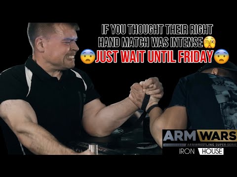 ARM WARS ‘IRON HOUSE’ - ‘UNCLE’ JON THOMPSON Vs. KIERAN MORRISON LEFT HAND THIS FRIDAY