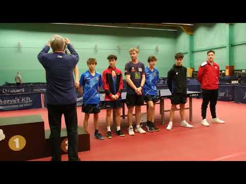 2025. évi Fiú U19 Top10 Asztalitenisz Bajnokság edményhirdetés.Budapest 2025.november 15-16.