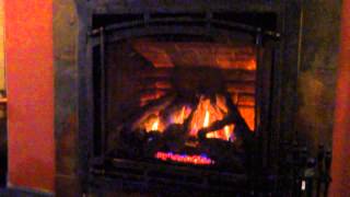 preview picture of video 'Burlington Fireplace - Intrigue DV gas fireplace burn video'