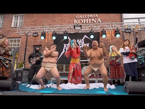 First-ever Heavy Metal Knitting World Championship in Finland Video