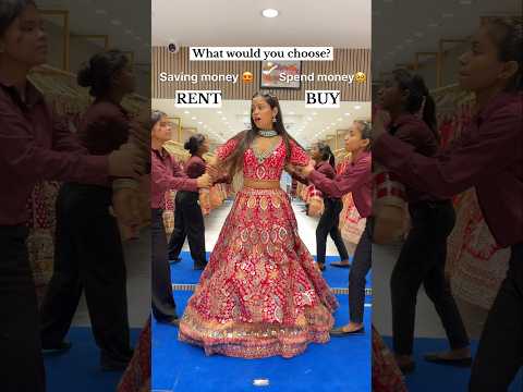 Bridal Lehenga For Rent #wedding #bride #lehenga #outfit #rent #shorts #trending #yt