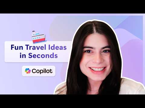 Travel Ideas Made Easy with Copilot in Word | Microsoft 365