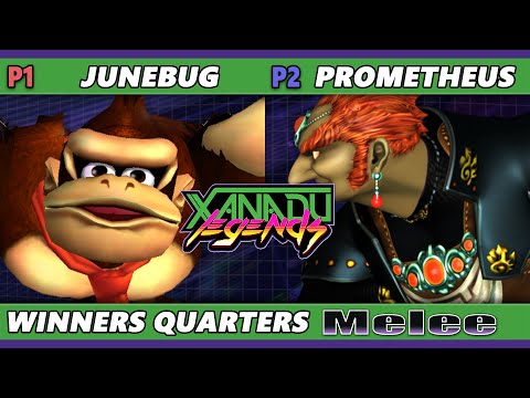 Xanadu Legends - Junebug (Donkey Kong) Vs. Prometheus (Ganondorf) Smash Melee - SSBM