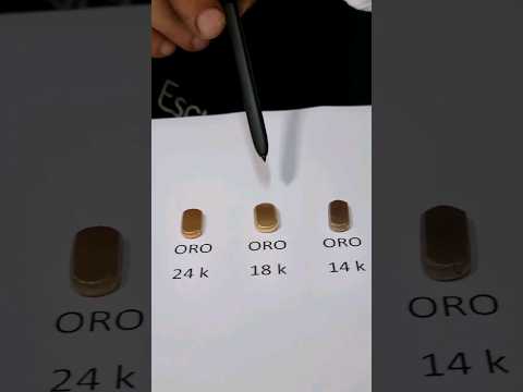 Diferencia entre el Oro de 24, 18 y 14 kilates #escueladejoyeria #oro #oropuro #oropuro #joyas