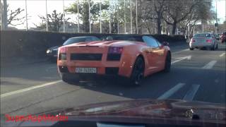 Chasing Gallardo Spyder VERY LOUD SOUND !!
