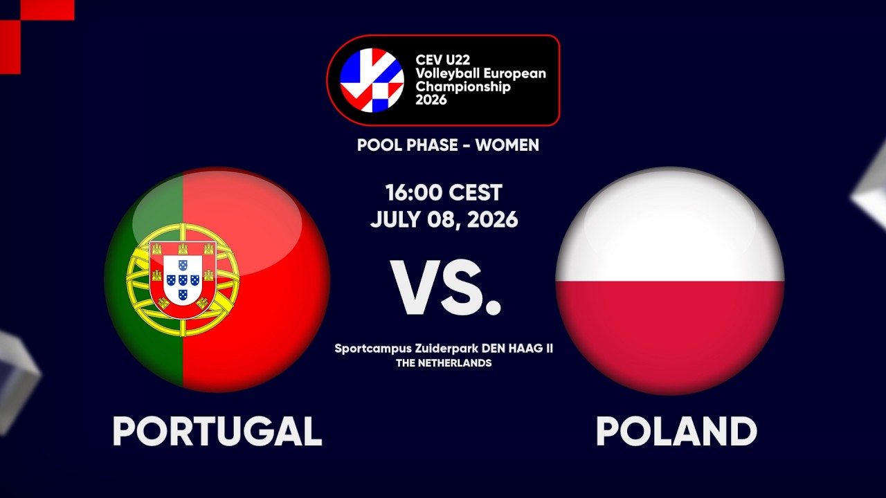 Full Match | Portugal vs. Poland | CEV U22 Volleyball European Championship 2026 | Women