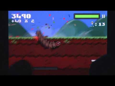 Super Mega Worm iPhone Gameplay Review - AppSpy.com