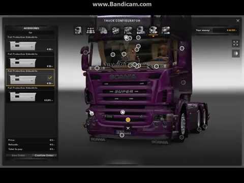 Euro truck Simulator 2 My scania R2008 V8 R500 by 50k