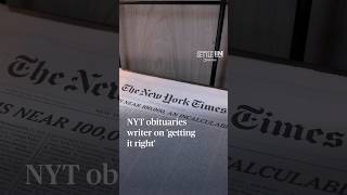 NYT obituaries writer on 'getting it right'
