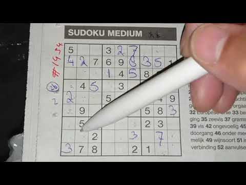 Happy Monday with this sudoku! (#1434) Medium Sudoku puzzle. 08-31-2020