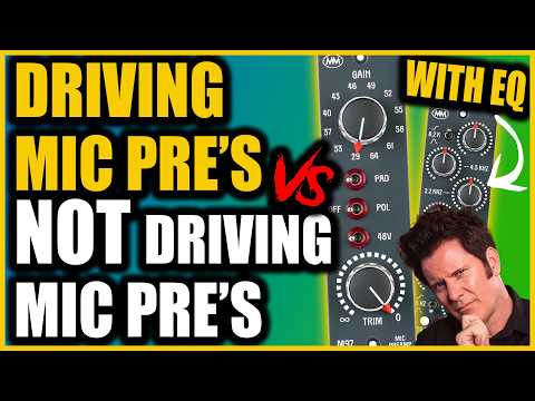 MIC PRE Sounds Better the Harder You Push It! Mesanovic M97 Mic Pre & MQ712 EQ GIVEAWAY Multitracks
