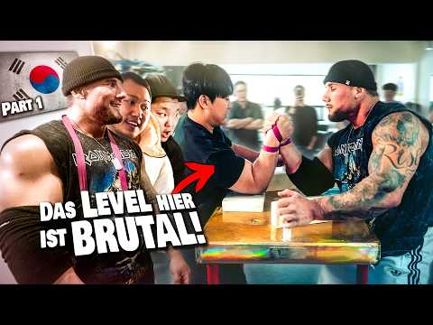 Training mit den Stärksten Armwrestlern Südkoreas