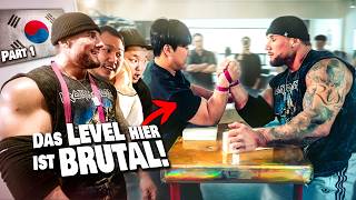 Training mit den Stärksten Armwrestlern Südkoreas