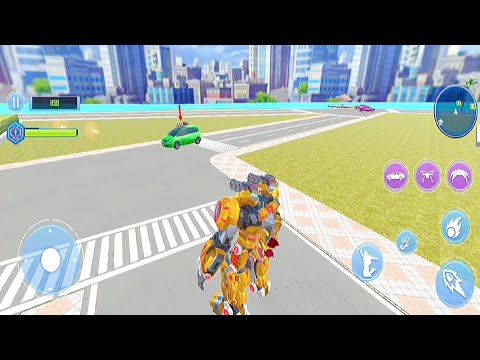 Spider Robot Game: Space Robot Transform Wars | cyborg gun battle - robot city