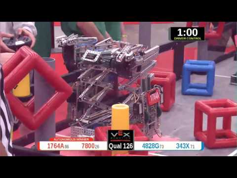 2015 VRC Arts Q126 - 1764A 7800 vs 4828G 343X - 46 to 44 - VEX Worlds 2015 - Arts Division