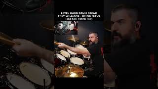 INSANE DEATH METAL DRUM BREAK - DYING FETUS - TREY WILLIAMS - SUBJECTED TO A BEATING
