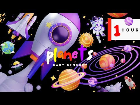 Baby's First Space Disco Adventure: Sensory Fun Dance Video with Colorful Rockets & Dancing Planets