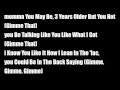 Chris Brown ft Lil Wayne- Gimme that lyrics 