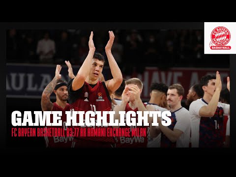 Bayern Highlights | FC BAYERN BASKETBALL vs. AX ARMANI EXCHANGE MILAN 83:77 | EuroLeague