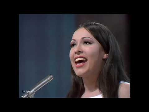 Massiel - La La La Live Eurovision 1968 Spain