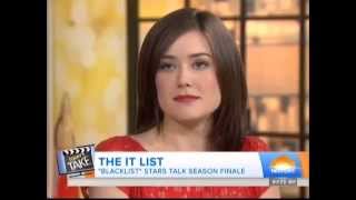 Megan Boone and Ryan Eggold talk Season Finale of "The Blacklist" 