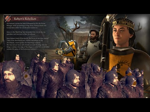 This Mod Turns Crusader Kings Into Total War | Can I Win Robert’s Rebellion?