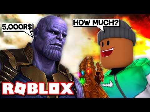 Spending ALL my ROBUX to become THANOS in Roblox Superhero Simulator!
