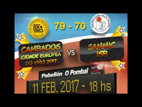 Cambados CEV 2017 79  - 70 Sammic ISB J20 LEB Plata