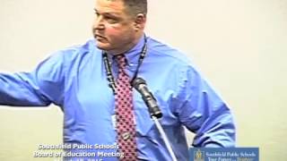 preview picture of video 'Southfield Board of Education Meeting - March 10, 2015'