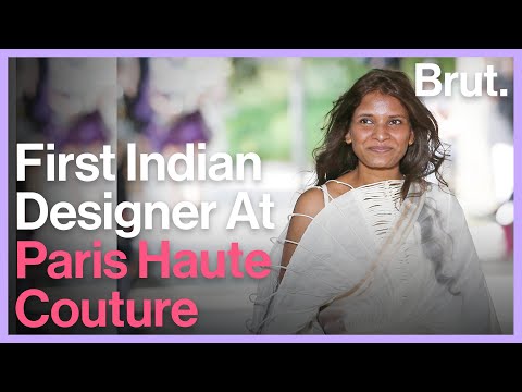 The First Indian Female Designer At Paris Haute Couture