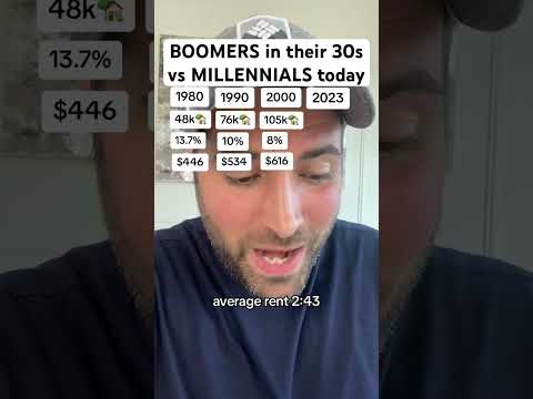 Boomers in their 30s vs Millennials today 🏡