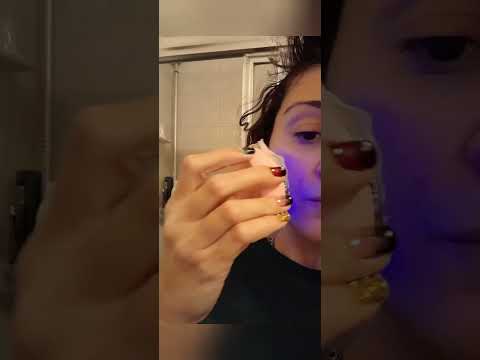 Nuri Spa Sciences facial stuff...light therapy...  Testing items I purchased from my birthday....