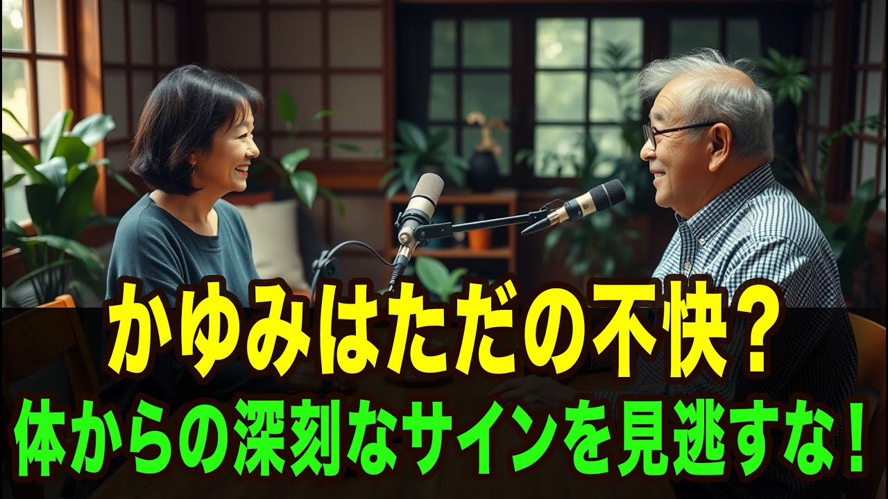 かゆみはただの不快？体からの深刻なサインを見逃すな！