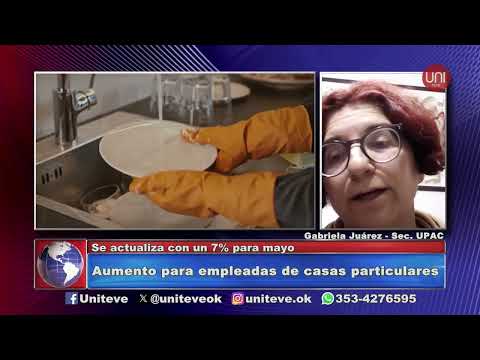 Aumento para empleadas de casas particulares