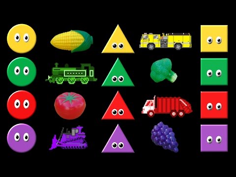 Colors Collection Volume 2 - Shapes, Colors, Vehicles, Fruit & Vegetables - The Kids' Picture Show