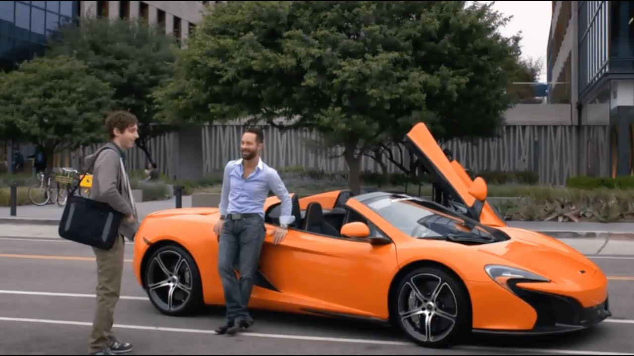 Russ Hanneman McLaren - Billionaire Doors - Car Scenes - Silicon Valley