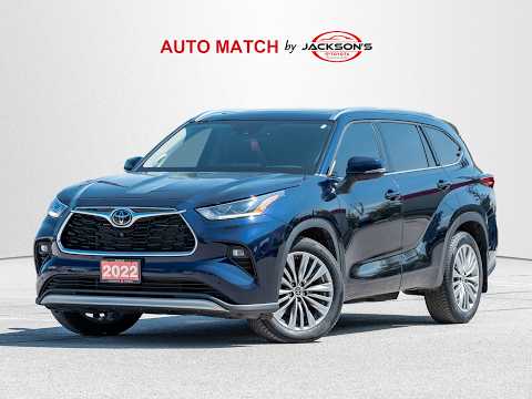 2022 Toyota Highlander Limited AWD for sale at Jackson's Toyota in Barrie, ON