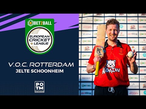 POTM: J.Schoonheim - VOC vs ALZ | Highlights | Bet2Ball European Cricket League Day 2, Group D|ECL22