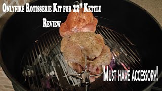 Onlyfire Rotisserie Kit Review | 22" Kettle Grill Rotisserie Attachment